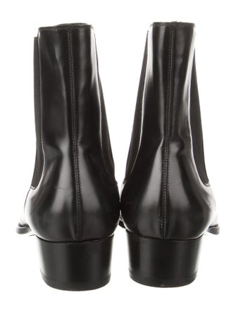 Saint Laurent Leather Chelsea Boots