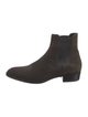 Saint Laurent Suede Chelsea Boots
