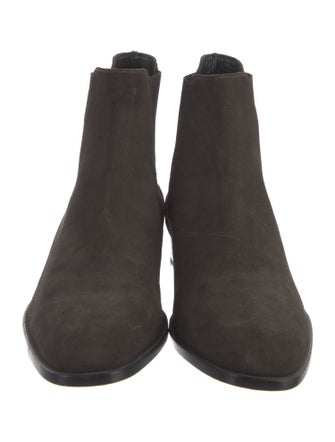 Saint Laurent Suede Chelsea Boots