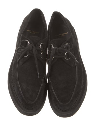 Saint Laurent Suede Derby Shoes