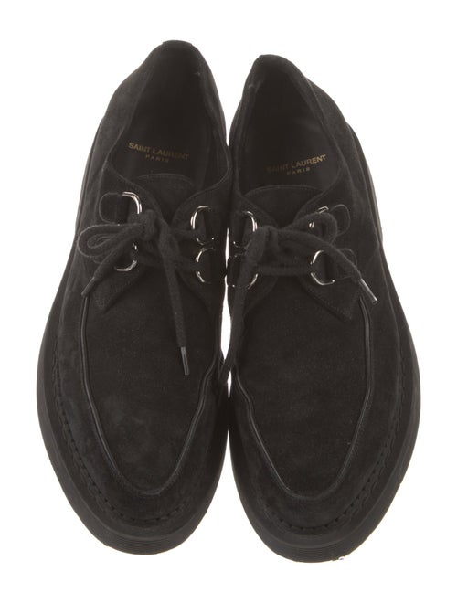 Saint Laurent Suede Derby Shoes