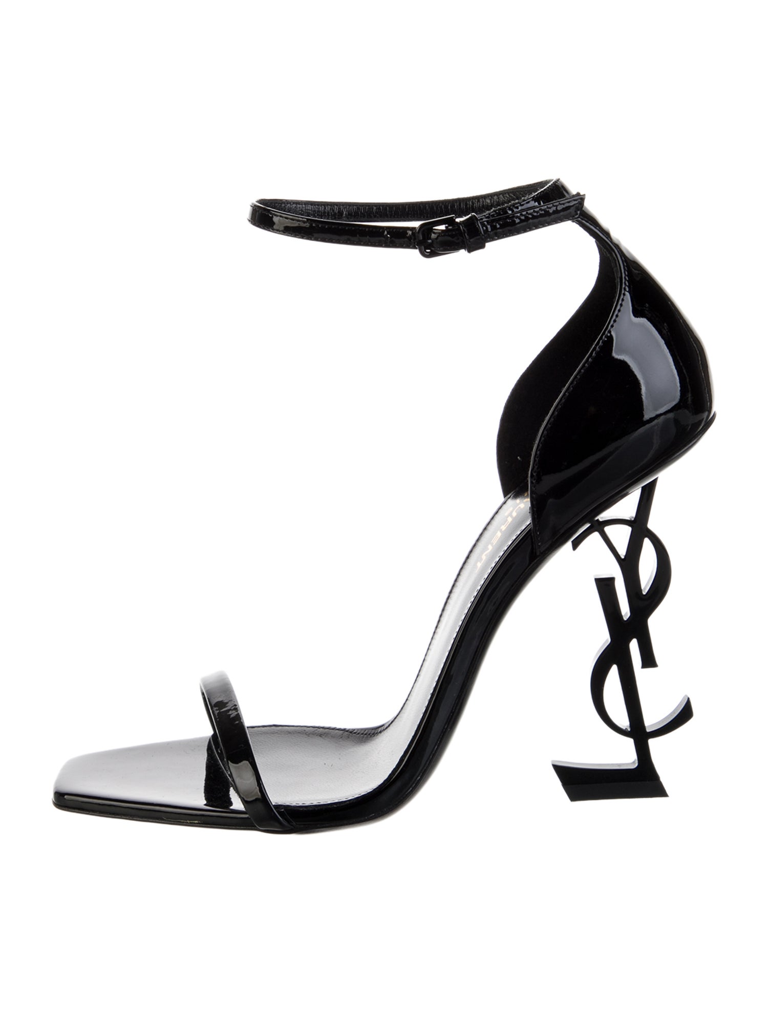 Saint Laurent Patent Leather Sandals