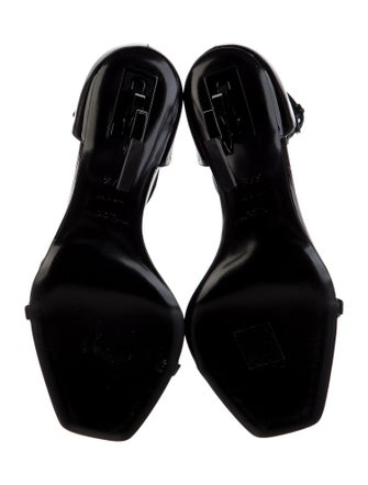 Saint Laurent Patent Leather Sandals