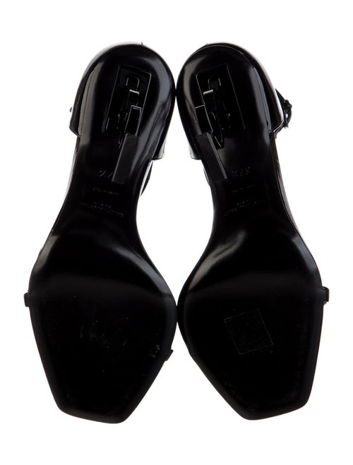 Saint Laurent Patent Leather Sandals