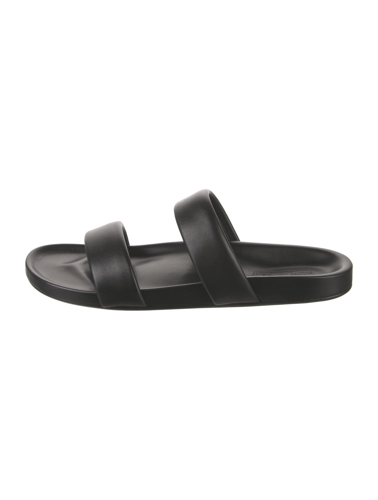 Saint Laurent Leather Slides