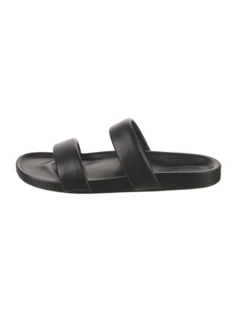 Saint Laurent Leather Slides