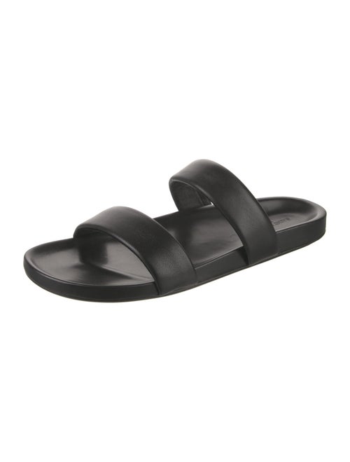 Saint Laurent Leather Slides