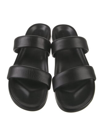 Saint Laurent Leather Slides