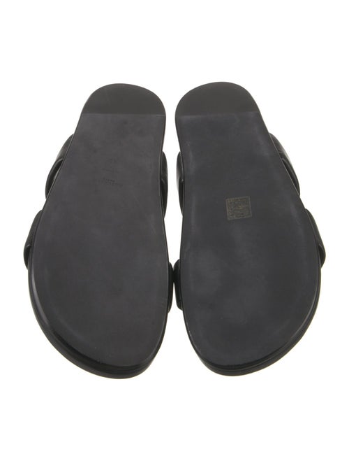 Saint Laurent Leather Slides