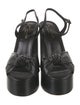 Saint Laurent Leather Slingback Sandals