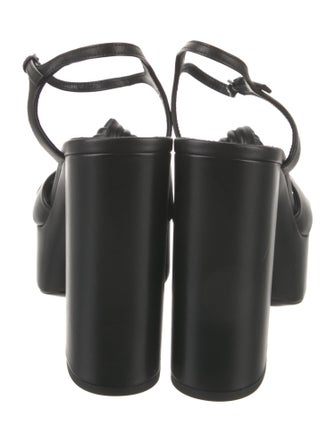 Saint Laurent Leather Slingback Sandals