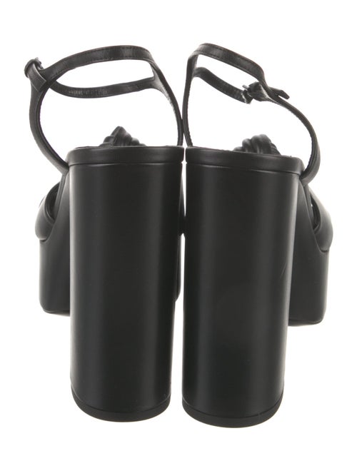 Saint Laurent Leather Slingback Sandals