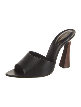Saint Laurent Leather Slides