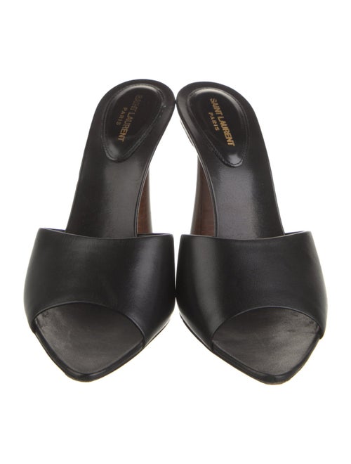 Saint Laurent Leather Slides
