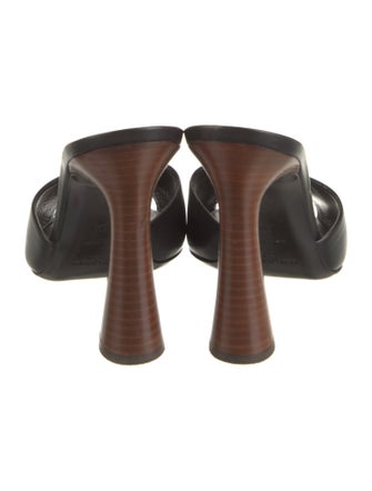 Saint Laurent Leather Slides