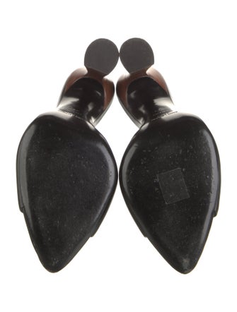 Saint Laurent Leather Slides