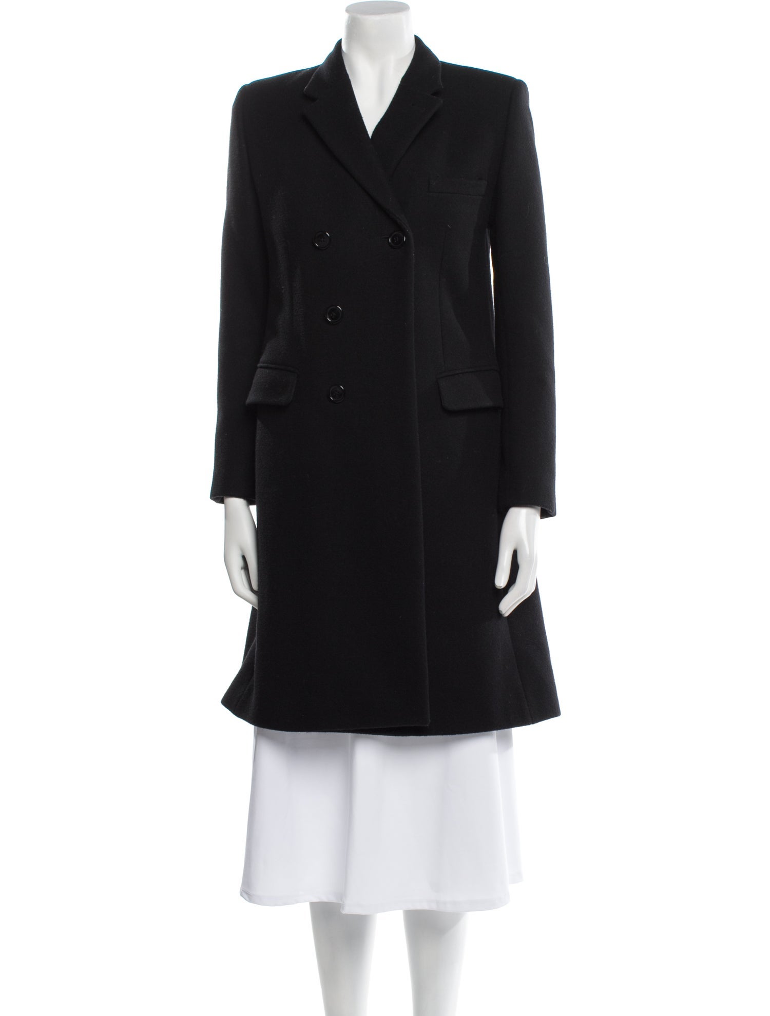 Saint Laurent Virgin Wool Peacoat