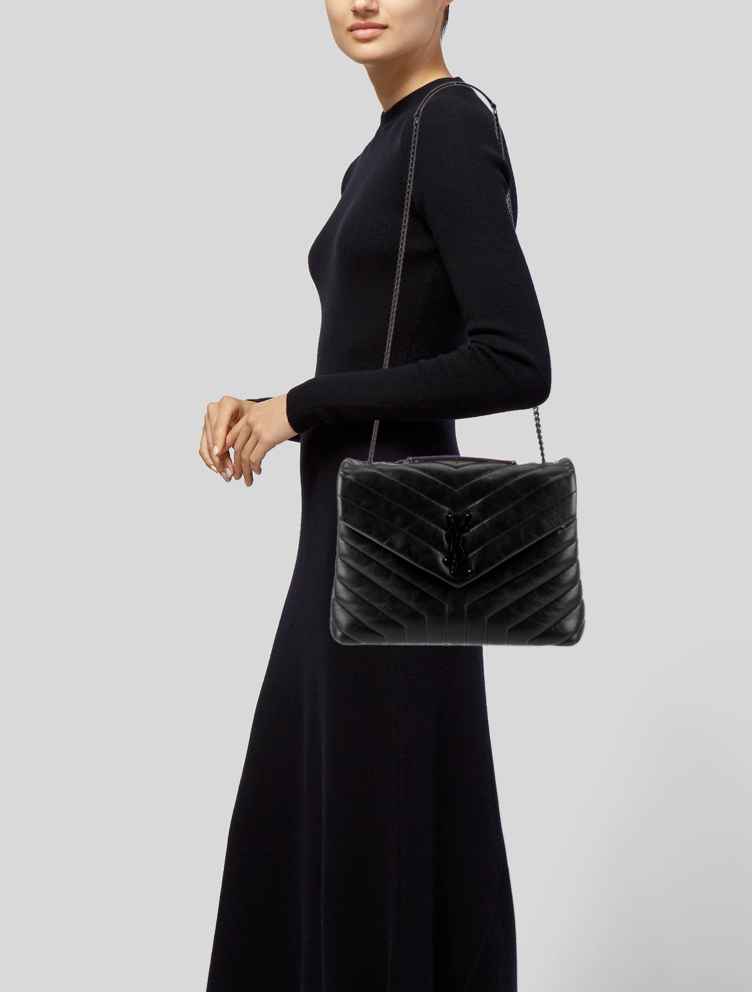 Saint Laurent Quilted LouLou Medium