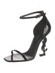 Saint Laurent Patent Leather Sandals