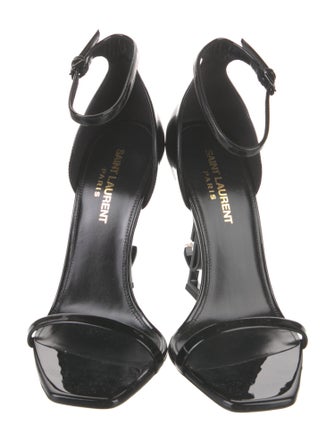 Saint Laurent Patent Leather Sandals