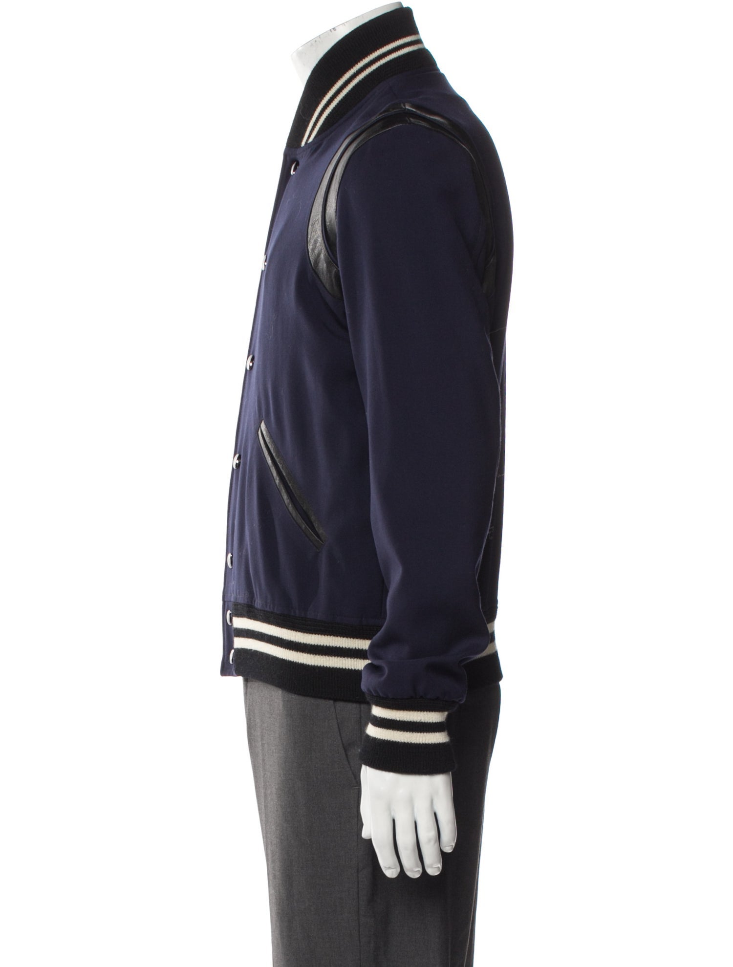 Saint Laurent 2015 Teddy Varsity Jacket