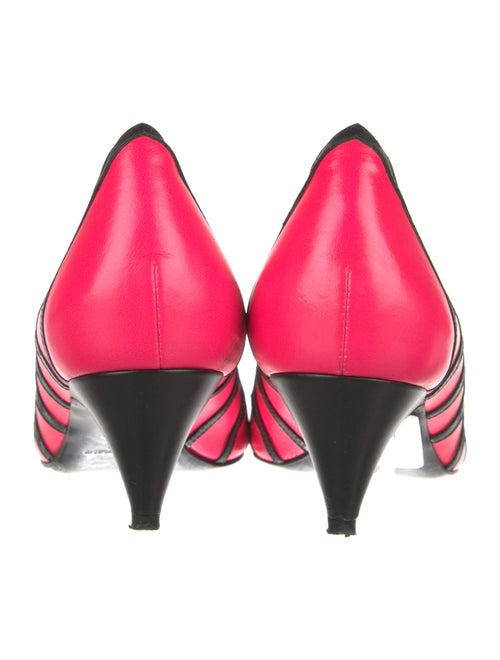 Saint Laurent Patent Leather Patterned Pumps