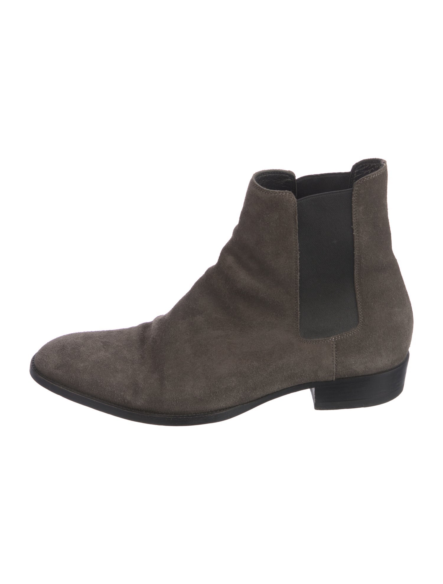 Saint Laurent Suede Chelsea Boots