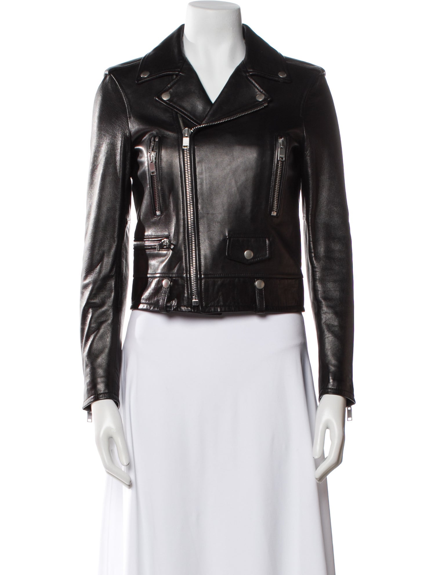 Saint Laurent Leather Biker Jacket