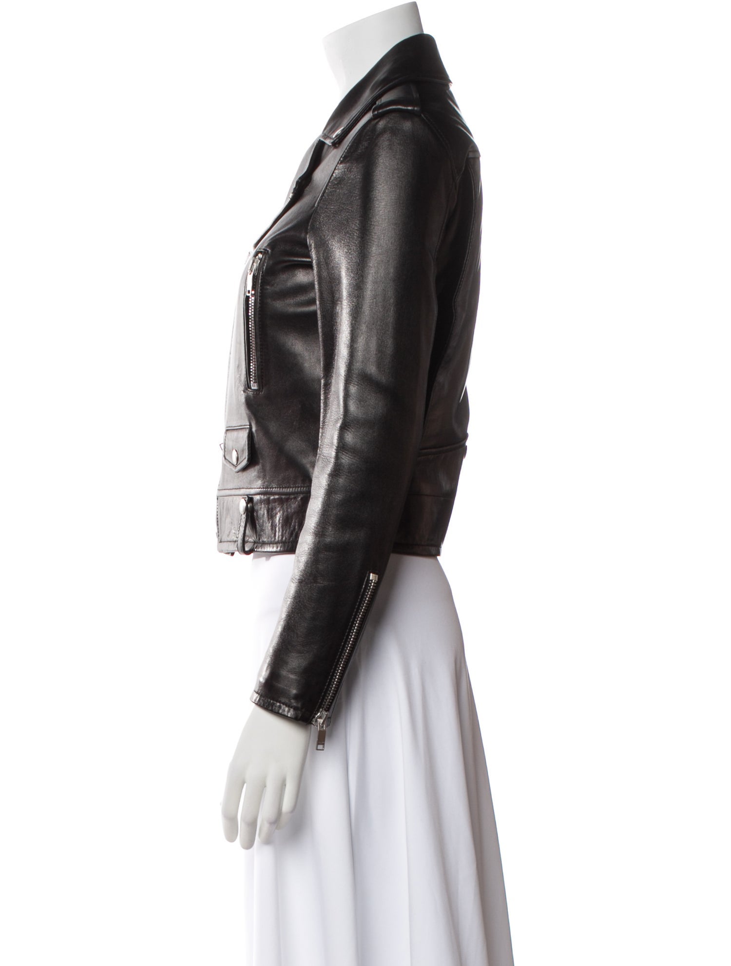 Saint Laurent Leather Biker Jacket