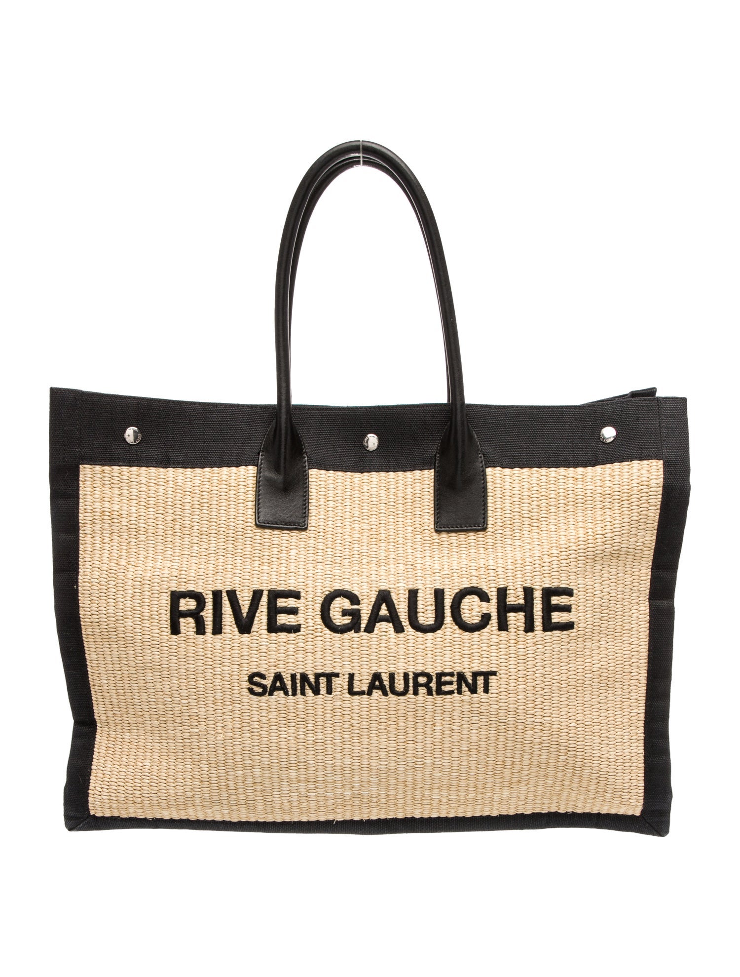 Saint Laurent Raffia Rive Gauche
