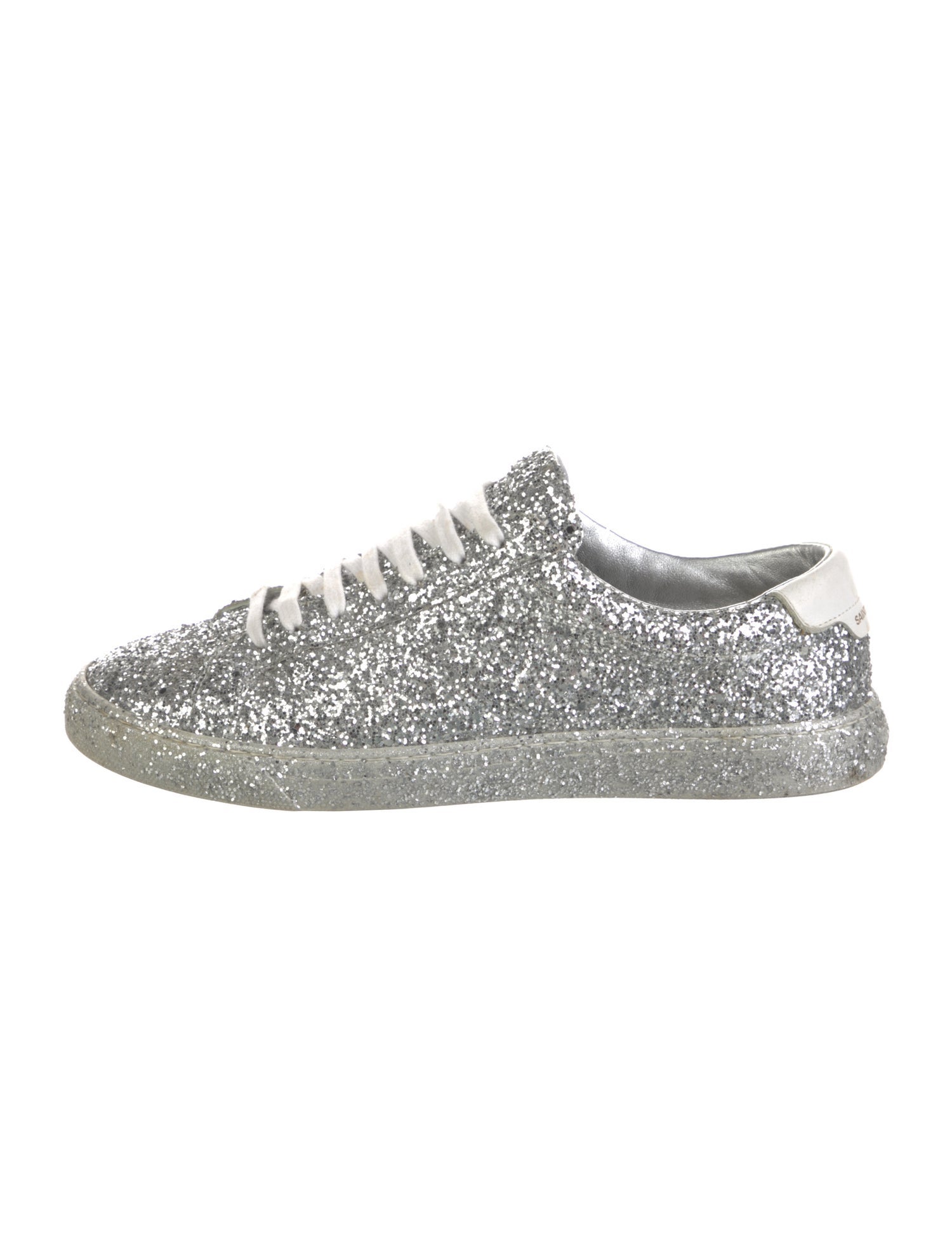 Saint Laurent Glitter Glitter Accents Sneakers