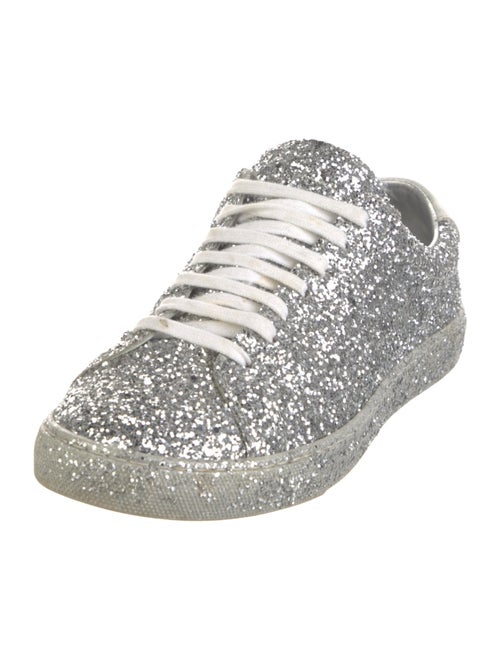 Saint Laurent Glitter Glitter Accents Sneakers