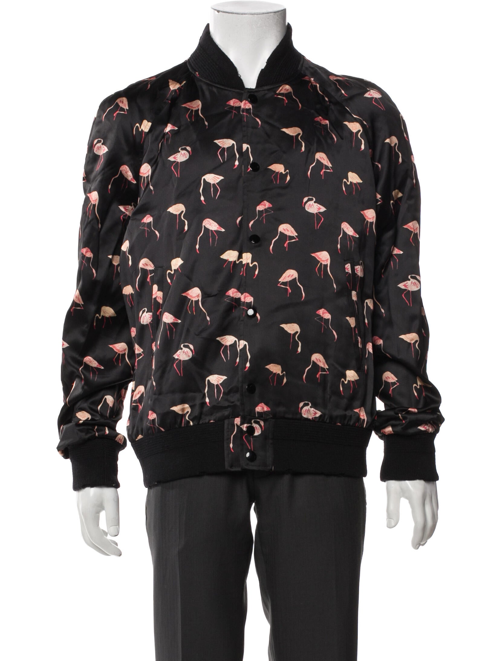 Saint Laurent Printed Bomber Jacket