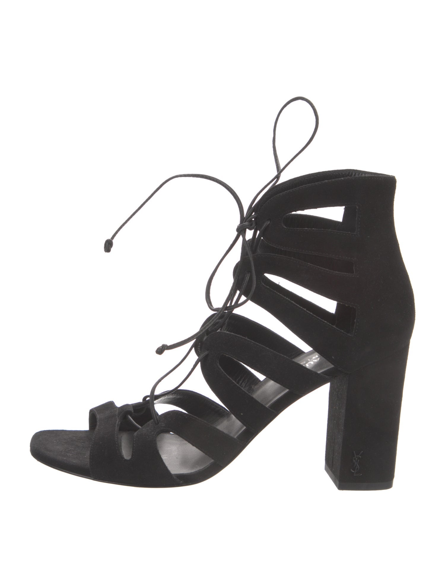 Saint Laurent Suede Gladiator Sandals
