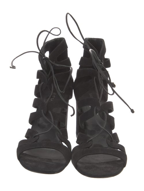 Saint Laurent Suede Gladiator Sandals