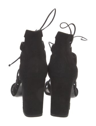 Saint Laurent Suede Gladiator Sandals