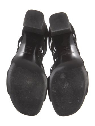Saint Laurent Suede Gladiator Sandals
