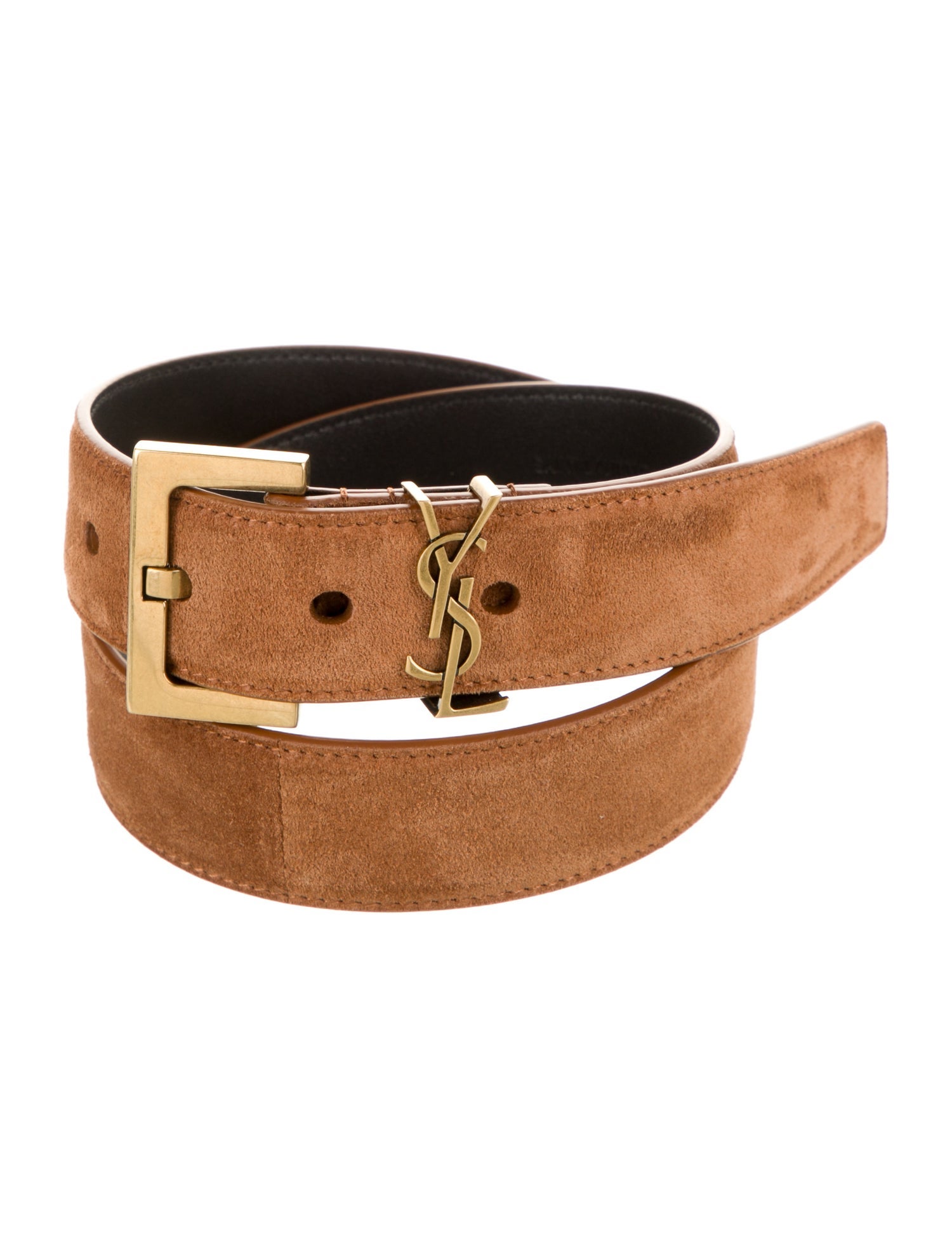 Saint Laurent Suede Belt Kit