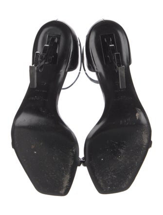 Saint Laurent Patent Leather Sandals