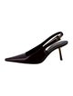Saint Laurent Patent Leather Slingback Pumps