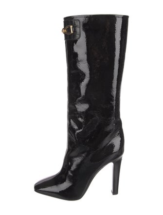 Saint Laurent Patent Leather Boots