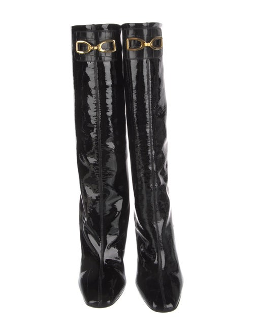 Saint Laurent Patent Leather Boots