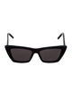 Saint Laurent Cat-Eye Mirrored Sunglasses