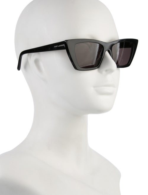 Saint Laurent Cat-Eye Mirrored Sunglasses