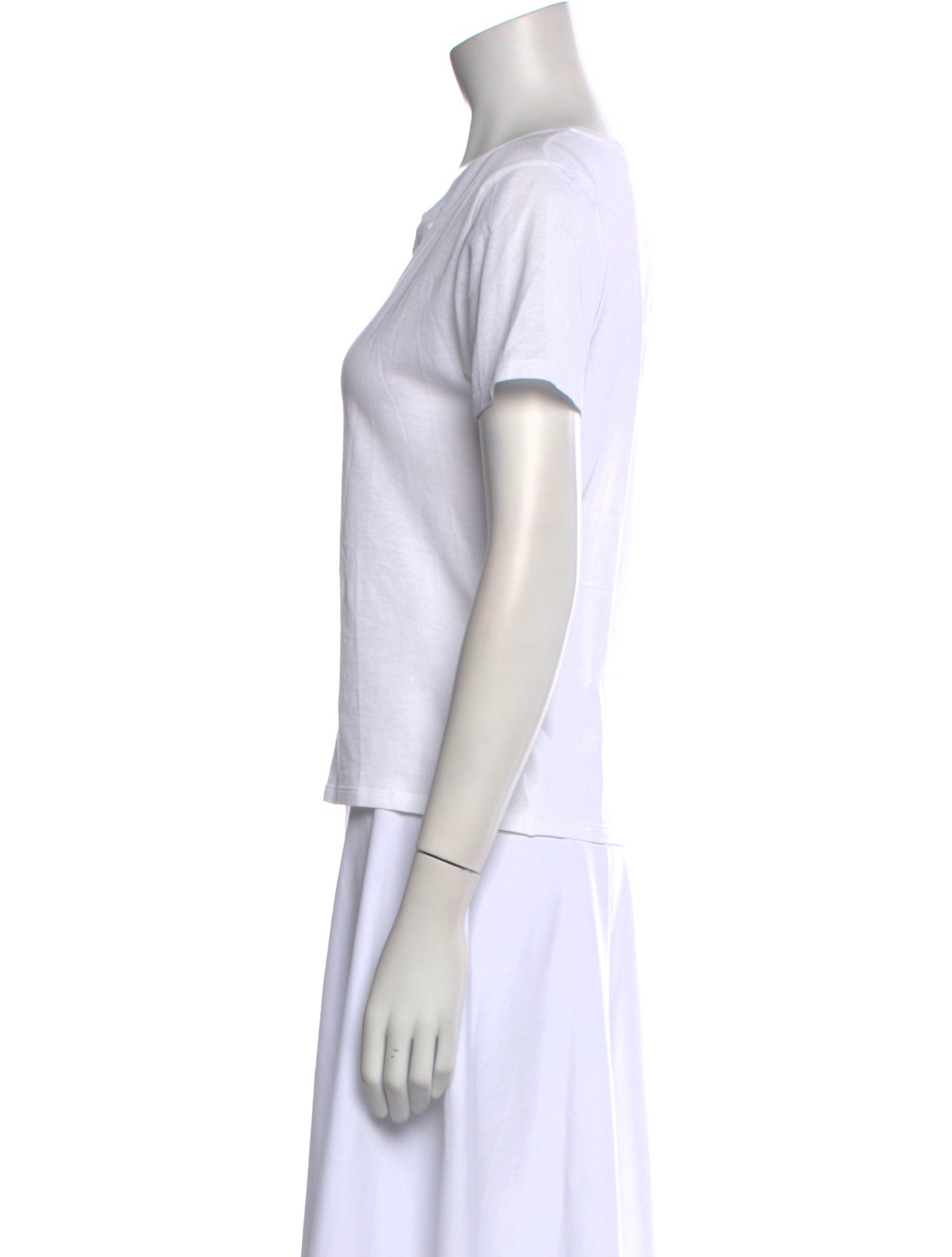 Saint Laurent Crew Neck Short Sleeve T-Shirt