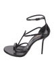 Saint Laurent Patent Leather Sandals