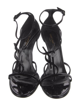 Saint Laurent Patent Leather Sandals