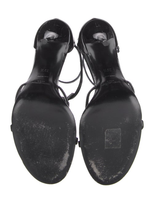 Saint Laurent Patent Leather Sandals