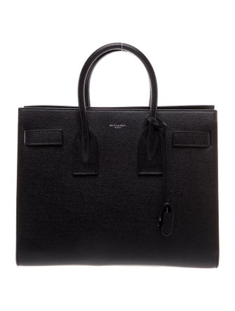 Saint Laurent Leather Sac De Jour Small