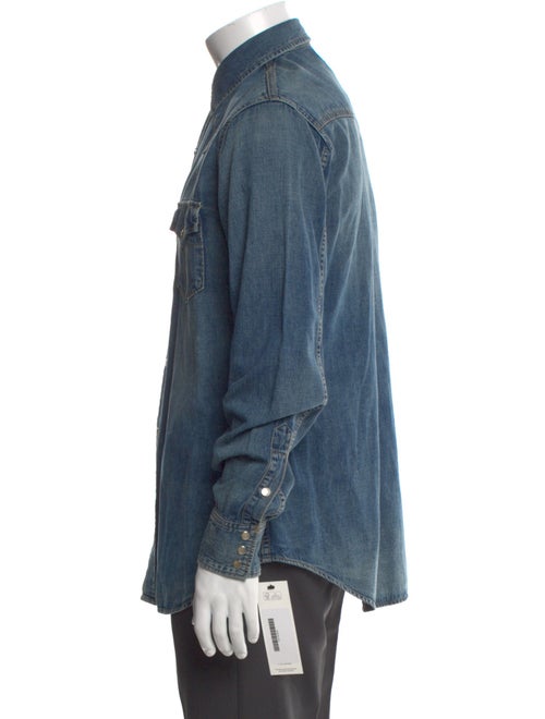 Saint Laurent 2015-2016 Long Sleeve Denim Shirt